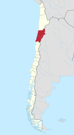 Map of Atacama Region