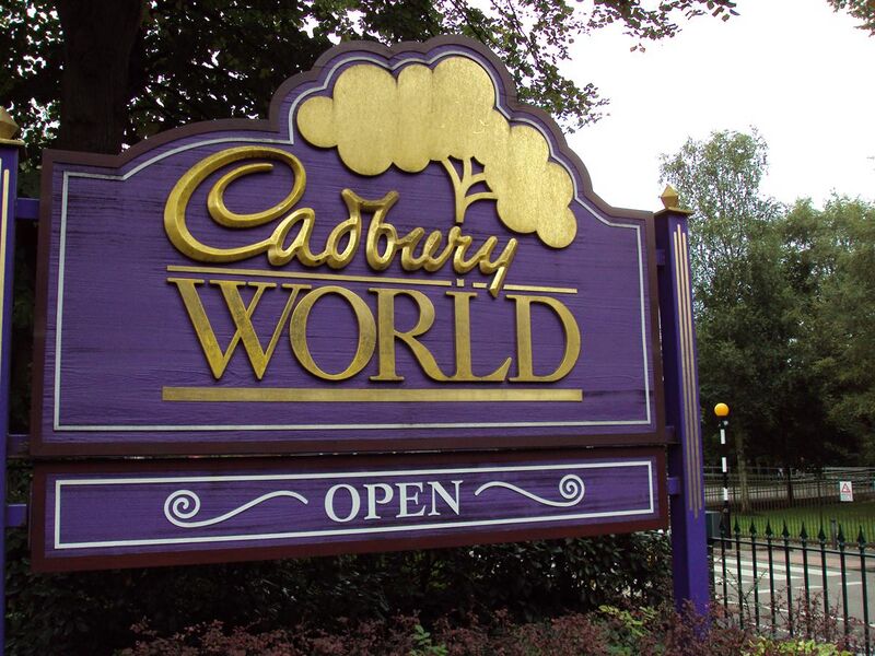 File:Cadbury World sign, Bournville.JPG