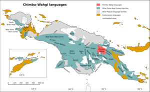 Chimbu-Wahgi languages.svg