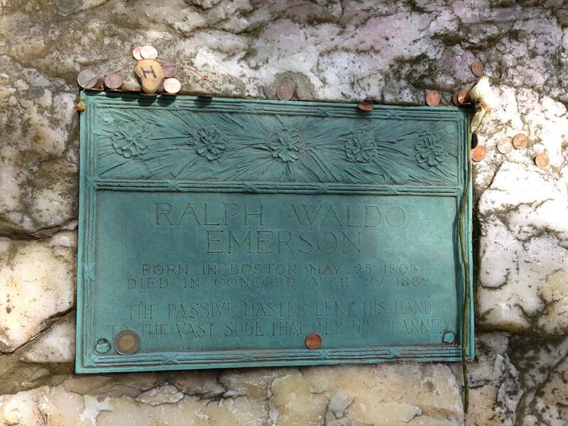 File:Close up of Ralph Waldo Emerson's grave.jpeg