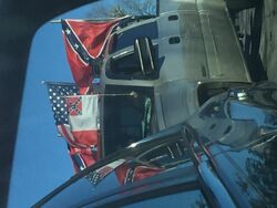 Confederate Flag Truck At CHS.jpg