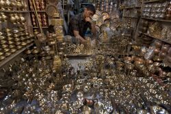 India - Varanasi brass seller - 1632.jpg