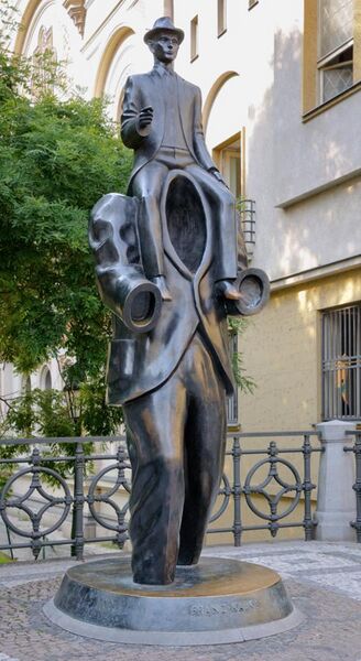 File:Kafka statue Prague.jpg
