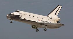 Space Shuttle Atlantis landing at KSC following STS-122 (crop).jpg