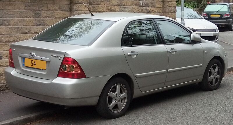 File:2004 Toyota Corolla 1.4VVT-i T3 (Rear).jpg