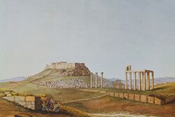 Athens View from the south - east - Peytier Eugène - before 1834.jpg