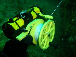 Dive reel with DSMB P9245620.JPG