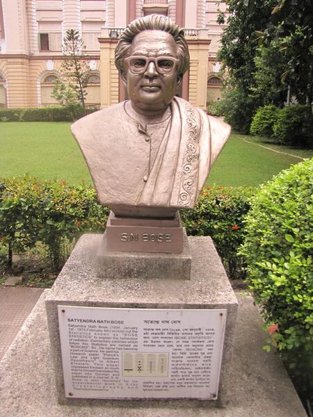 File:Bust of Satyendra Nath Bose at BITM 13 July 14 006.jpg