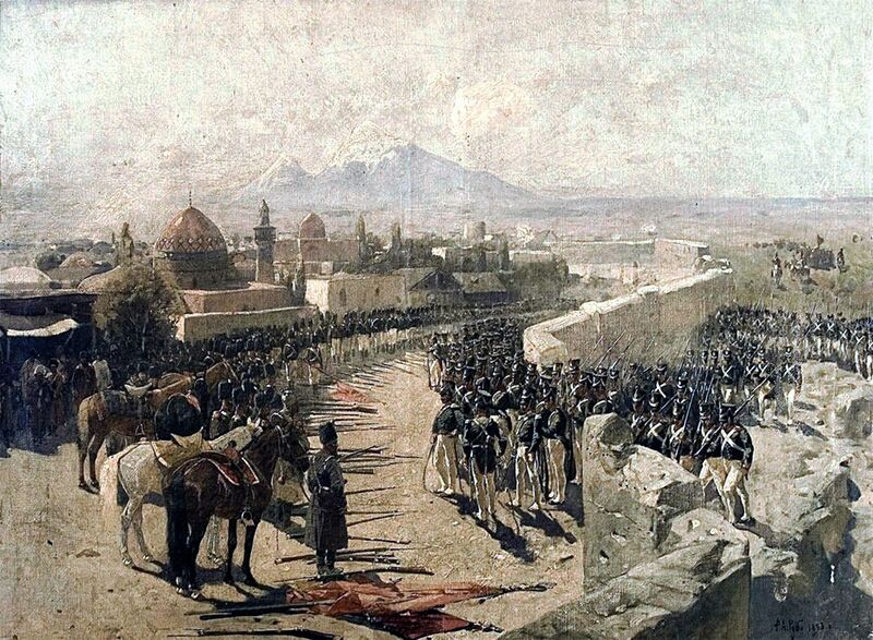 File:Capture of Erivan Fortress by Russia, 1827 (by Franz Roubaud).jpg