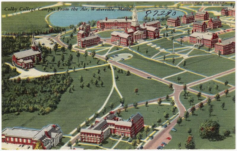 File:Colby College Campus from the air, Waterville, Maine (87290).jpg