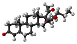 Hydroxyprogesterone caproate molecule ball.png