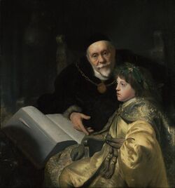 Jan Lievens (Dutch - Prince Charles Louis of the Palatinate with his Tutor Wolrad von Plessen in Historical Dress - Google Art Project.jpg