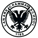 Lanark Grammar School Logo BW.gif