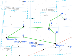 AD Leonis is located in the constellation Leo.