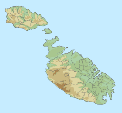 Malta relief location map.png