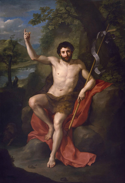 File:Saint John The Baptist Preaching In The Wilderness by Anton Raphael.png