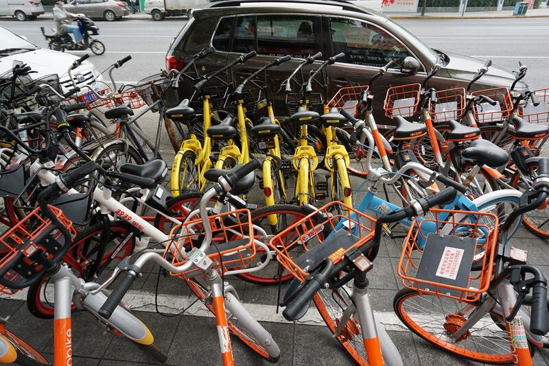 File:Various bike-share bikes in china.jpg