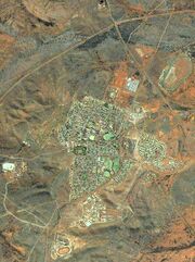 Aerial view of Newman, Western Australia