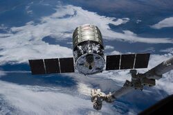 Cygnus CRS Orb-2 at ISS before grappling.jpg