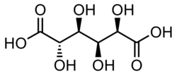 Glucaric acid structure.svg