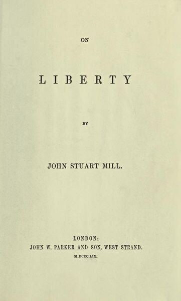File:On Liberty (first edition title page via facsimile).jpg