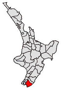Location of South Wairarapa District
