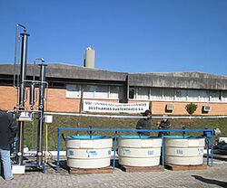 Photograph of the USI bioethanol plant in Brazil