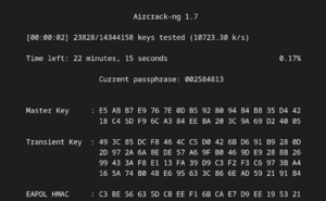 Aircrack-ng dictionary attack.png