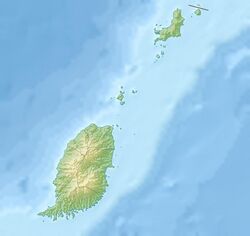Location map/data/Grenada is located in Grenada