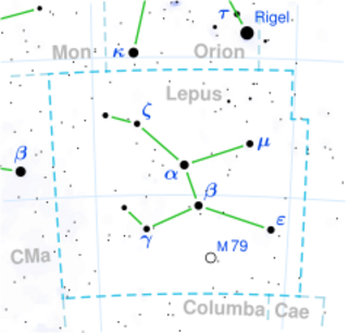 Gliese 229 is located in the constellation Lepus