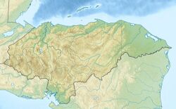 Location map/data/Honduras is located in Honduras