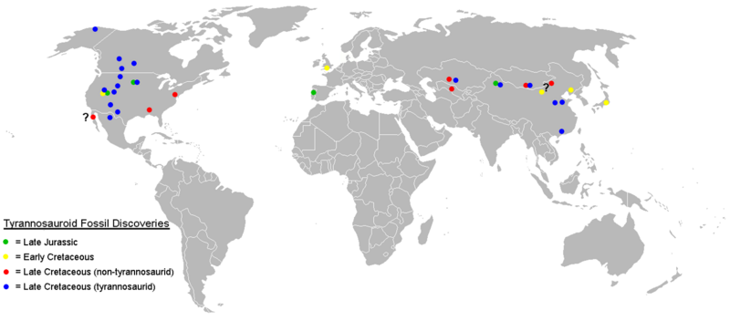 File:Tyrannosauroid fossil localities map.png