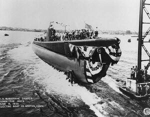 Darter (SS-227), "Down the Ways," 6 June 1943.