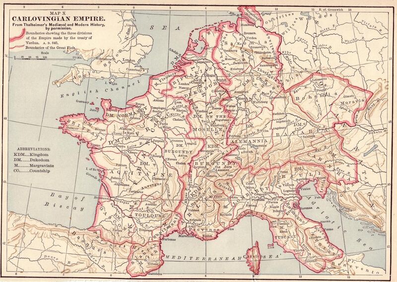 File:Carolingian Empire map 1895.jpg