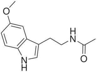 2d structure of melatonin