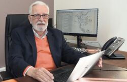 Professor George Saliba at his Office Desk photo.jpg