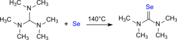 Synthesis of tetramethylselenourea with TDAM