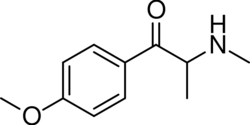 4-Methoxymethcathinone.svg