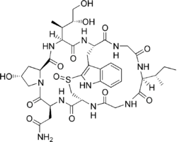 Amaninamide structure.png