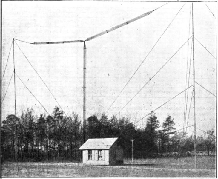 File:Amateur T cage antenna 2BML 1922.jpg