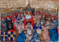Decretals of Pope Boniface VIII - zoomed on the illustration (cropped).jpg