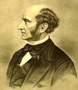 Drawing of John Stuart Mill
