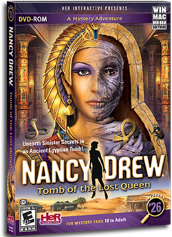 Nancy Drew - Tomb of the Lost Queen Coverart.png