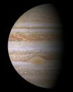 Planet Jupiter, a gas giant