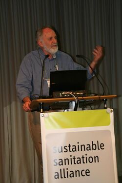 Roland Schertenleib at SuSanA core group and key stakeholder meeting in Eschborn, Germany (18th-20th of April 2013).jpg