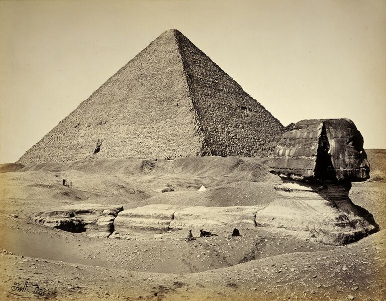 File:The Great Pyramid and the Sphinx.jpg