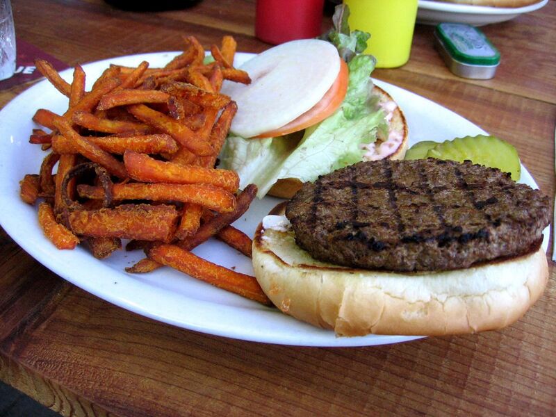 File:Veggie burger flickr user bandita creative commons.jpg