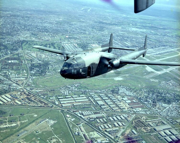 File:AC-119G of 17th SOS over Tan Son Nhut Air Base 1969.jpg