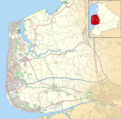Location map United Kingdom The Fylde.svg