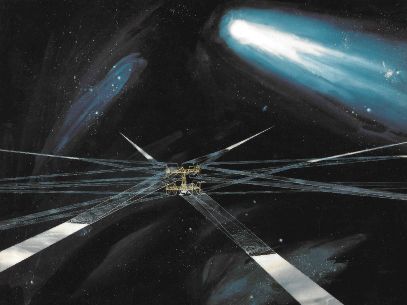 File:Proposed heliogyro mission to Halley's Comet.png